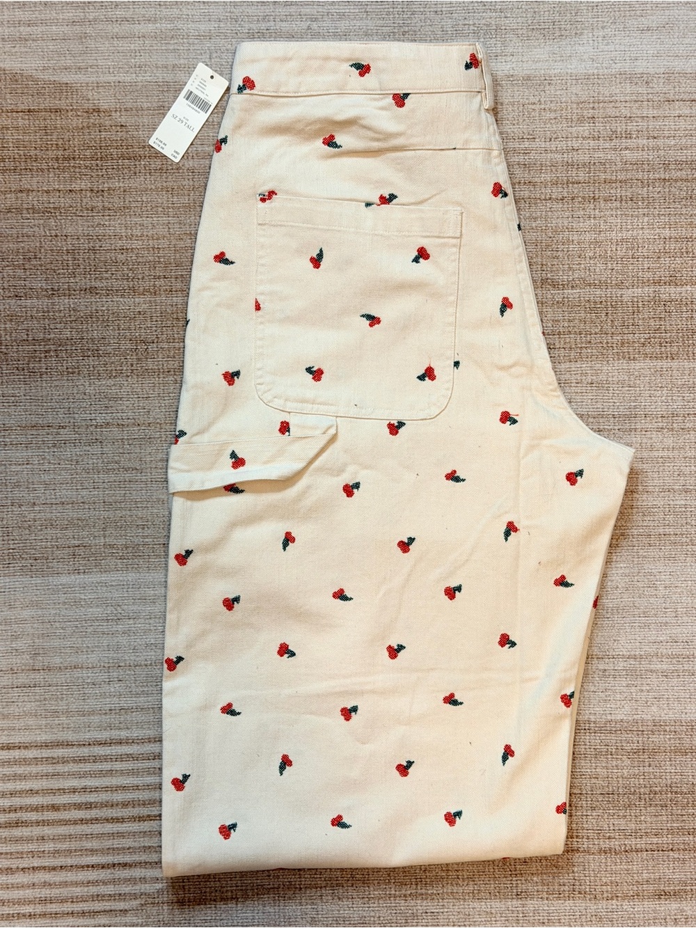 Pilcro Kayden High-Rise Carpenter Barrel Pants | Tall | NWT | Cherry | Denim - Picture 10 of 15